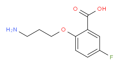 2-(3-aminopropoxy)-5-fluorobenzoic acid