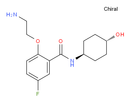 2-(2-aminoethoxy)-5-fluoro-N-((1r,4r)-4-hydroxycyclohexyl)benzamide