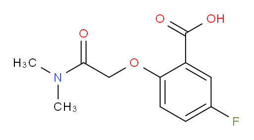 2-(2-(dimethylamino)-2-oxoethoxy)-5-fluorobenzoic acid