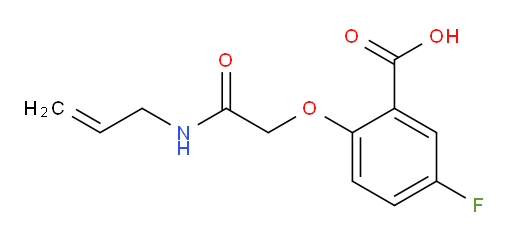 2-(2-(allylamino)-2-oxoethoxy)-5-fluorobenzoic acid
