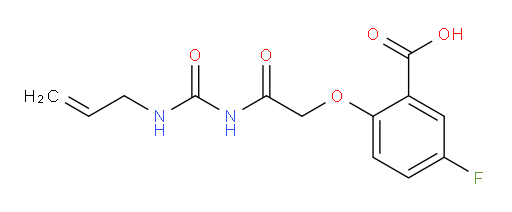 2-(2-(3-allylureido)-2-oxoethoxy)-5-fluorobenzoic acid