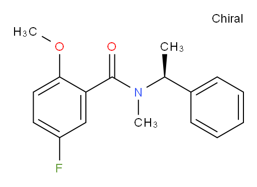 (S)-5-fluoro-2-methoxy-N-methyl-N-(1-phenylethyl)benzamide