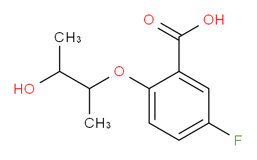 5-fluoro-2-((3-hydroxybutan-2-yl)oxy)benzoic acid