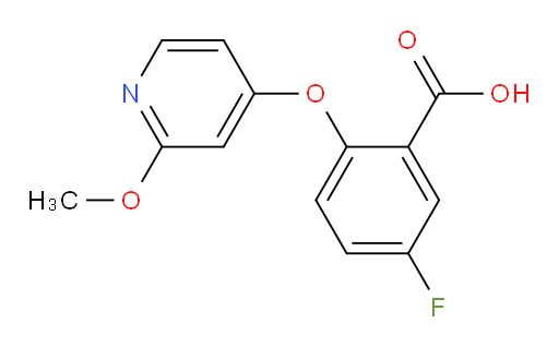 5-fluoro-2-((2-methoxypyridin-4-yl)oxy)benzoic acid