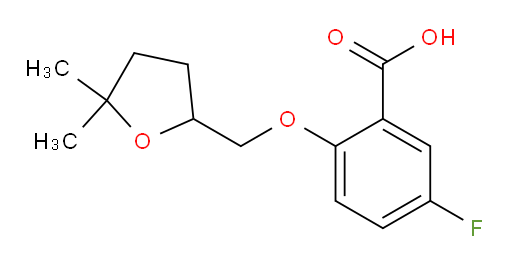 2-((5,5-dimethyltetrahydrofuran-2-yl)methoxy)-5-fluorobenzoic acid