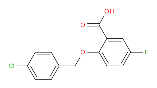 2-((4-chlorobenzyl)oxy)-5-fluorobenzoic acid