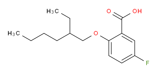 2-((2-ethylhexyl)oxy)-5-fluorobenzoic acid