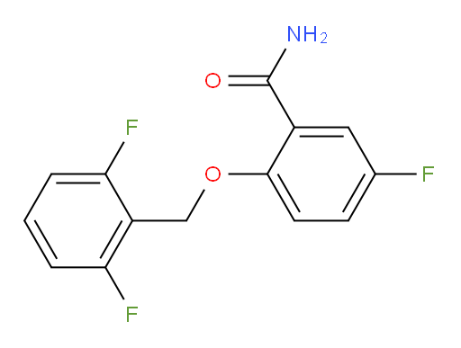 2-((2,6-difluorobenzyl)oxy)-5-fluorobenzamide