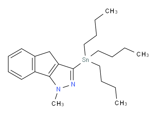 1-methyl-3-(tributylstannyl)-1,4-dihydroindeno[1,2-c]pyrazole