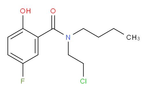 N-butyl-N-(2-chloroethyl)-5-fluoro-2-hydroxybenzamide