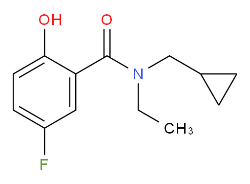 N-(cyclopropylmethyl)-N-ethyl-5-fluoro-2-hydroxybenzamide