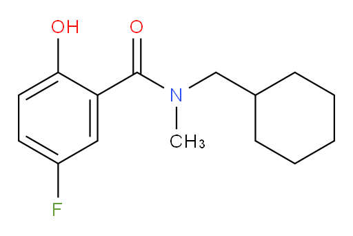 N-(cyclohexylmethyl)-5-fluoro-2-hydroxy-N-methylbenzamide
