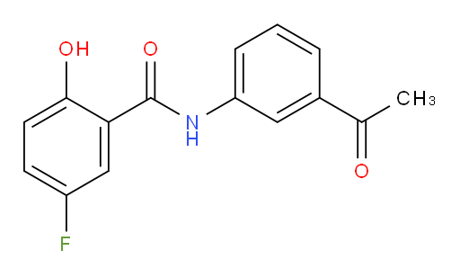 N-(3-acetylphenyl)-5-fluoro-2-hydroxybenzamide