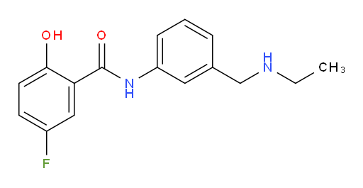 N-(3-((ethylamino)methyl)phenyl)-5-fluoro-2-hydroxybenzamide
