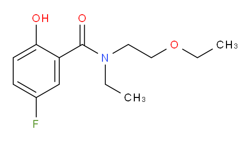 N-(2-ethoxyethyl)-N-ethyl-5-fluoro-2-hydroxybenzamide