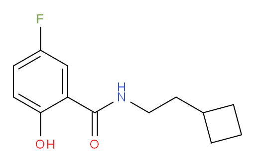 N-(2-cyclobutylethyl)-5-fluoro-2-hydroxybenzamide