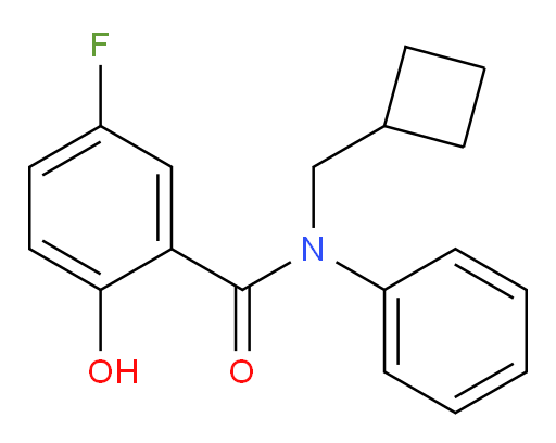 N-(cyclobutylmethyl)-5-fluoro-2-hydroxy-N-phenylbenzamide