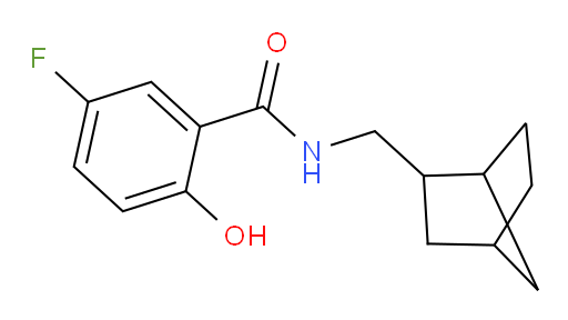N-(bicyclo[2.2.1]heptan-2-ylmethyl)-5-fluoro-2-hydroxybenzamide