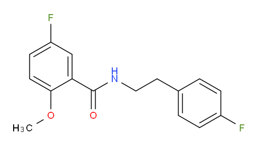 5-fluoro-N-(4-fluorophenethyl)-2-methoxybenzamide