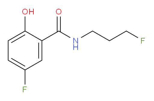 5-fluoro-N-(3-fluoropropyl)-2-hydroxybenzamide