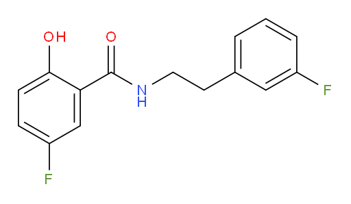 5-fluoro-N-(3-fluorophenethyl)-2-hydroxybenzamide