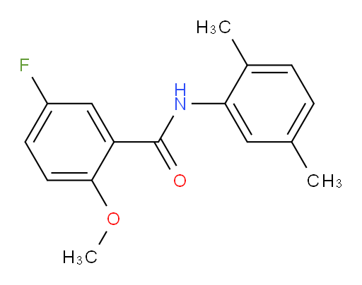 N-(2,5-dimethylphenyl)-5-fluoro-2-methoxybenzamide