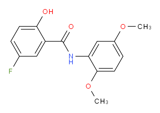 N-(2,5-dimethoxyphenyl)-5-fluoro-2-hydroxybenzamide