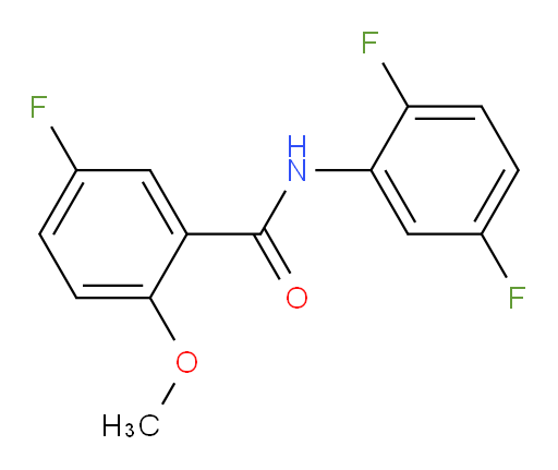 N-(2,5-difluorophenyl)-5-fluoro-2-methoxybenzamide