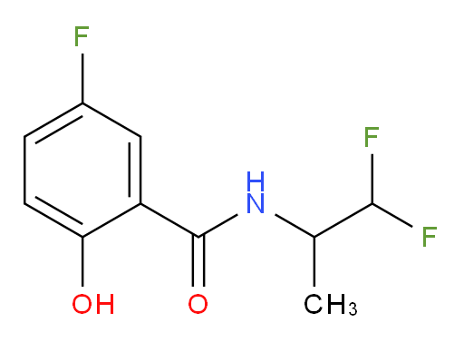 N-(1,1-difluoropropan-2-yl)-5-fluoro-2-hydroxybenzamide