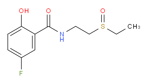 N-(2-(ethylsulfinyl)ethyl)-5-fluoro-2-hydroxybenzamide