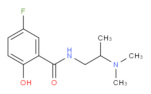 N-(2-(dimethylamino)propyl)-5-fluoro-2-hydroxybenzamide