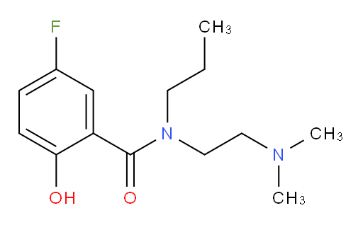 N-(2-(dimethylamino)ethyl)-5-fluoro-2-hydroxy-N-propylbenzamide