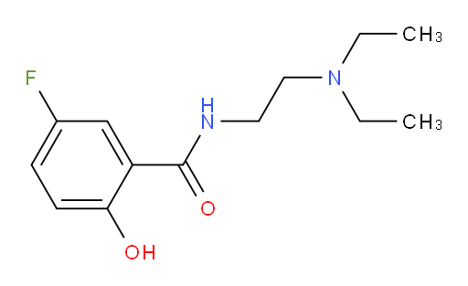 N-(2-(diethylamino)ethyl)-5-fluoro-2-hydroxybenzamide