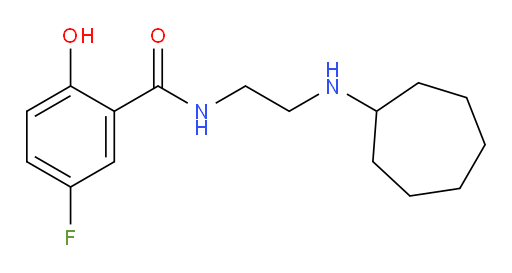 N-(2-(cycloheptylamino)ethyl)-5-fluoro-2-hydroxybenzamide