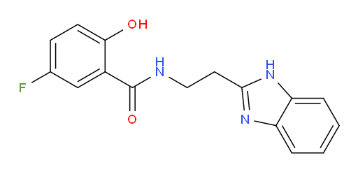 N-(2-(1H-benzo[d]imidazol-2-yl)ethyl)-5-fluoro-2-hydroxybenzamide