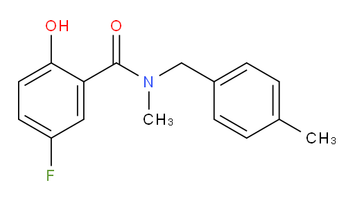 5-fluoro-2-hydroxy-N-methyl-N-(4-methylbenzyl)benzamide