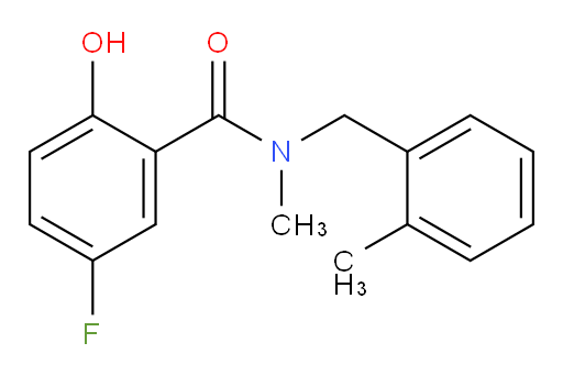 5-fluoro-2-hydroxy-N-methyl-N-(2-methylbenzyl)benzamide