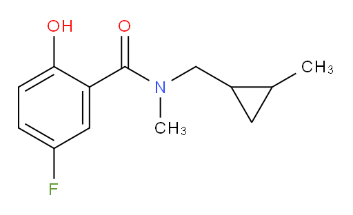 5-fluoro-2-hydroxy-N-methyl-N-((2-methylcyclopropyl)methyl)benzamide