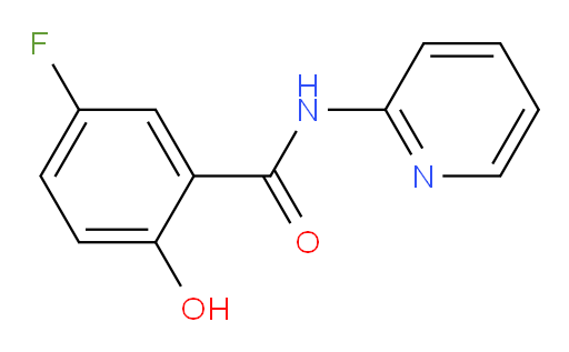 5-fluoro-2-hydroxy-N-(pyridin-2-yl)benzamide