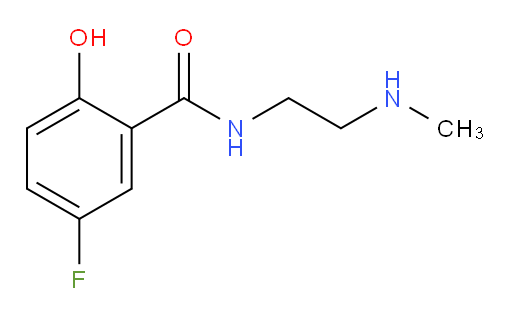 5-fluoro-2-hydroxy-N-(2-(methylamino)ethyl)benzamide