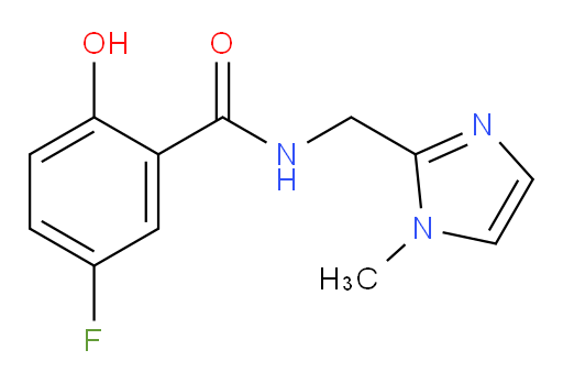 5-fluoro-2-hydroxy-N-((1-methyl-1H-imidazol-2-yl)methyl)benzamide