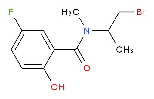 N-(1-bromopropan-2-yl)-5-fluoro-2-hydroxy-N-methylbenzamide