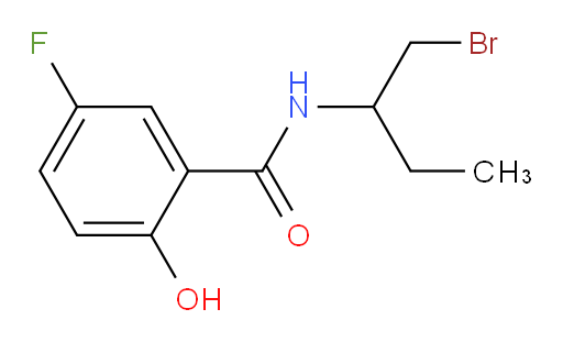 N-(1-bromobutan-2-yl)-5-fluoro-2-hydroxybenzamide