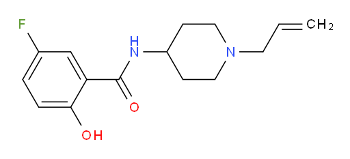 N-(1-allylpiperidin-4-yl)-5-fluoro-2-hydroxybenzamide