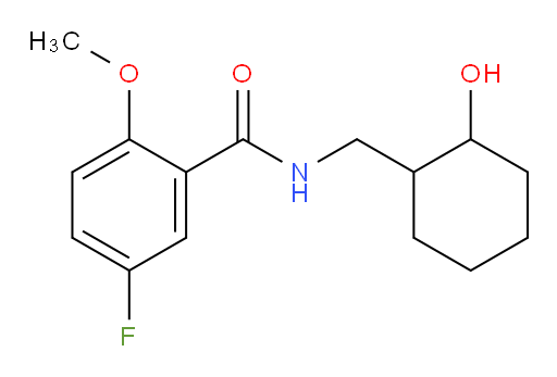 5-fluoro-N-((2-hydroxycyclohexyl)methyl)-2-methoxybenzamide