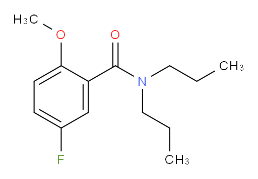 5-fluoro-2-methoxy-N,N-dipropylbenzamide