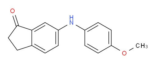 6-((4-methoxyphenyl)amino)-2,3-dihydro-1H-inden-1-one