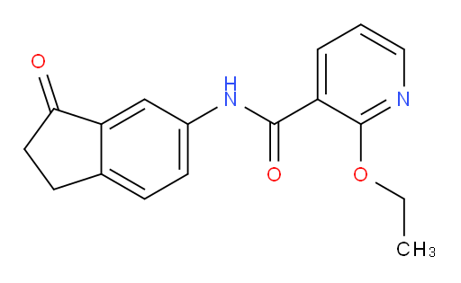 2-ethoxy-N-(3-oxo-2,3-dihydro-1H-inden-5-yl)nicotinamide