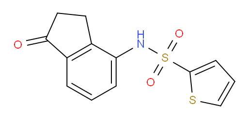 N-(1-oxo-2,3-dihydro-1H-inden-4-yl)thiophene-2-sulfonamide