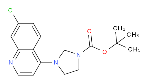 tert-butyl 3-(7-chloroquinolin-4-yl)imidazolidine-1-carboxylate